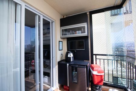 Varanda da Sala de apartamento à venda com 2 quartos, 60m² em Picanço, Guarulhos