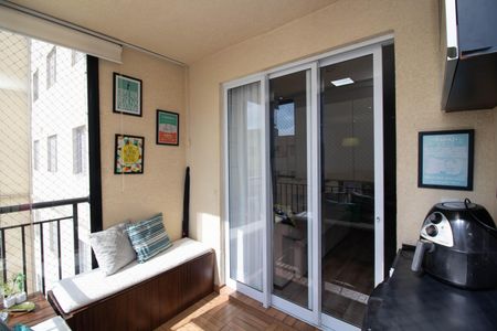 Varanda da Sala de apartamento à venda com 2 quartos, 60m² em Picanço, Guarulhos