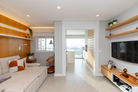 Sala/Cozinha de apartamento à venda com 2 quartos, 71m² em Santo Amaro, São Paulo