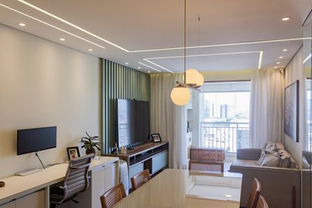 Sala de apartamento à venda com 3 quartos, 82m² em Várzea da Barra Funda, São Paulo