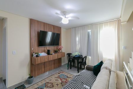 Sala de apartamento à venda com 3 quartos, 132m² em Santa Monica, Belo Horizonte