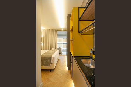 Studio para alugar com 28m², 1 quarto e sem vagaCozinha