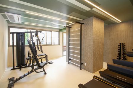 Studio para alugar com 28m², 1 quarto e sem vagaÁrea Comum - Academia