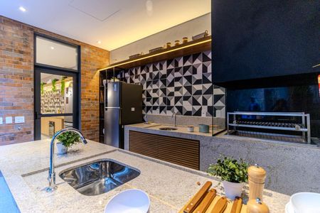 Studio para alugar com 26m², 1 quarto e sem vagaChurrasqueira
