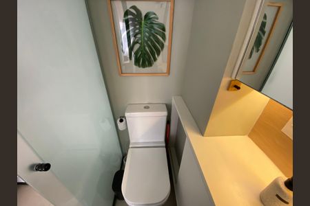 Banheiro de kitnet/studio à venda com 1 quarto, 10m² em Campos Elíseos, São Paulo