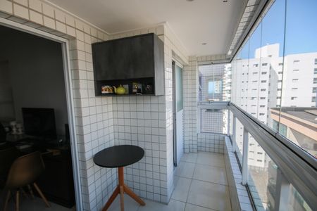 Varanda da Sala de apartamento para alugar com 2 quartos, 73m² em Aviação, Praia Grande