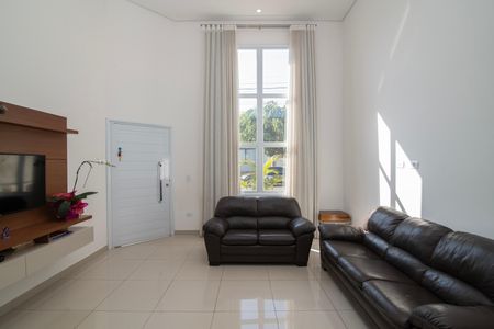 Sala de casa de condomínio para alugar com 3 quartos, 147m² em Jardim de Mônaco, Hortolândia