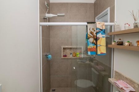 Banheiro Social de casa de condomínio para alugar com 3 quartos, 147m² em Jardim de Mônaco, Hortolândia