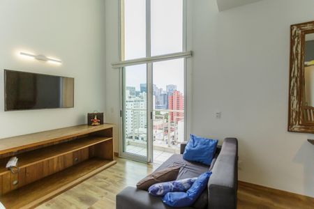 Sala de apartamento à venda com 1 quarto, 45m² em Vila Olímpia, São Paulo