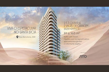 Apartamento à venda com 3 quartos, 157m² em Santa Lúcia, Belo Horizonte