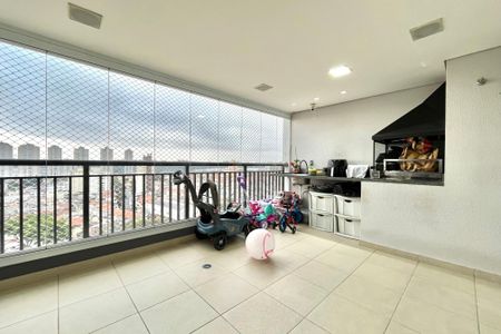 Varanda de apartamento à venda com 3 quartos, 107m² em Vila Guarani (zona Sul), São Paulo