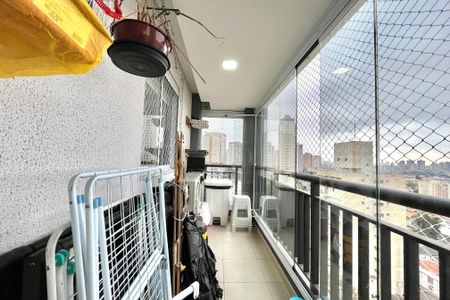 Varanda de apartamento à venda com 3 quartos, 107m² em Vila Guarani (zona Sul), São Paulo