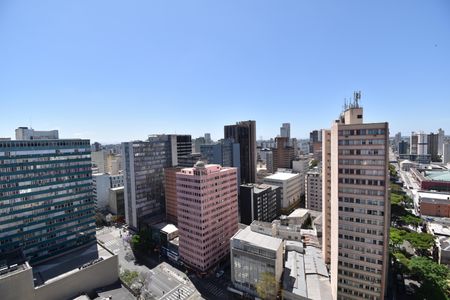 Vista da sala de apartamento para alugar com 1 quarto, 55m² em Centro, Curitiba
