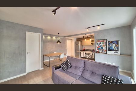 Apartamento para alugar com 67m², 1 quarto e 2 vagasSala