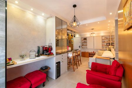 Sala de apartamento à venda com 3 quartos, 78m² em Jardim Independência (são Paulo), São Paulo