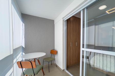 Studio à venda com 29m², 1 quarto e sem vagaVaranda