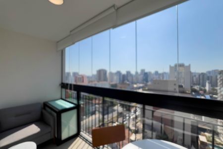 Studio à venda com 29m², 1 quarto e sem vagaVaranda