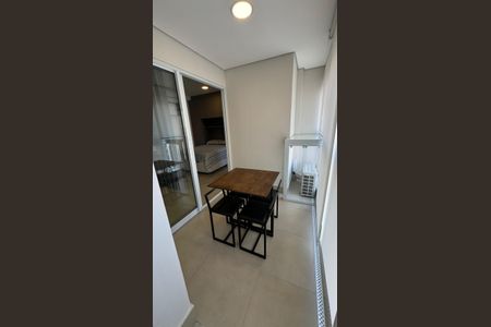Studio à venda com 37m², 1 quarto e sem vagaVaranda