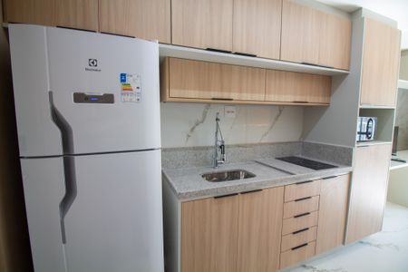 Studio para alugar com 26m², 1 quarto e sem vaga Studio para alugar com 26m², 1 quarto e sem vagaCozinha