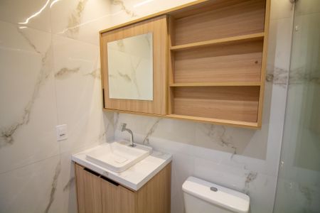 Studio para alugar com 26m², 1 quarto e sem vaga Studio para alugar com 26m², 1 quarto e sem vagaBanheiro