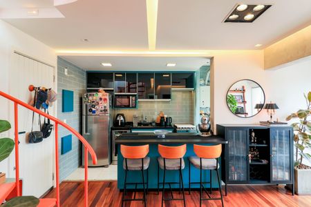 Sala de apartamento à venda com 2 quartos, 111m² em Chácara Santo Antônio (zona Sul), São Paulo