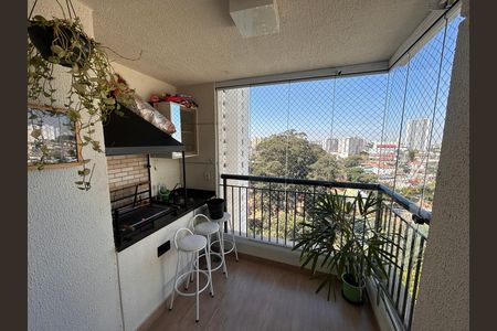 Varanda da Sala de apartamento para alugar com 3 quartos, 81m² em Vila Amélia, São Paulo