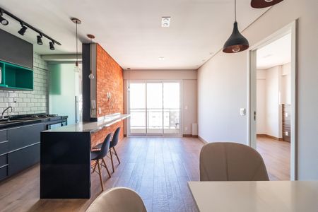 Sala de apartamento à venda com 1 quarto, 52m² em Alphaville Industrial, Barueri