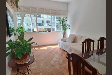 Sala de apartamento à venda com 3 quartos, 111m² em Leblon, Rio de Janeiro