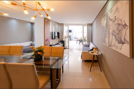 Sala de apartamento à venda com 3 quartos, 154m² em Monsenhor Messias, Belo Horizonte