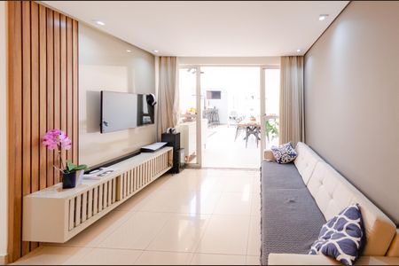 Sala de apartamento à venda com 3 quartos, 154m² em Monsenhor Messias, Belo Horizonte