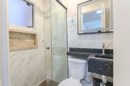 Studio para alugar com 27m², 1 quarto e sem vaga Studio para alugar com 27m², 1 quarto e sem vagaBanheiro