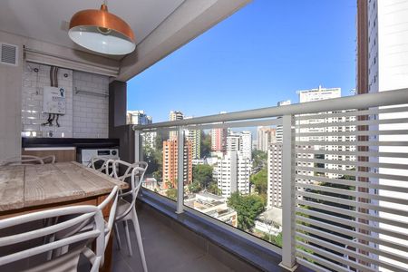 Varanda de apartamento à venda com 1 quarto, 40m² em Panamby, São Paulo