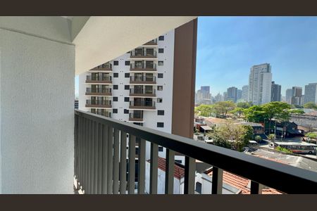 Studio à venda com 27m², 1 quarto e sem vagaVaranda