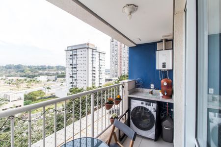 Varanda da Sala de apartamento à venda com 1 quarto, 52m² em Vila Nilva, Barueri