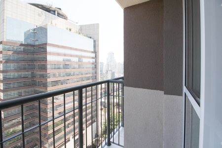 Studio para alugar com 24m², 1 quarto e sem vaga Studio para alugar com 24m², 1 quarto e sem vagaVaranda