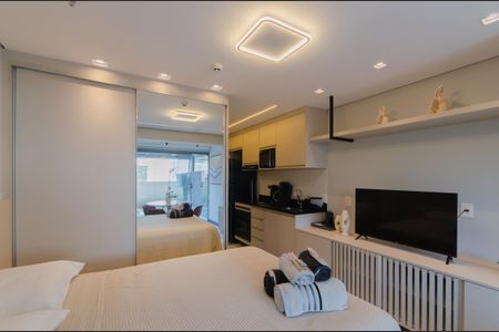 Studio para alugar com 36m², 1 quarto e sem vagaSala/Quarto