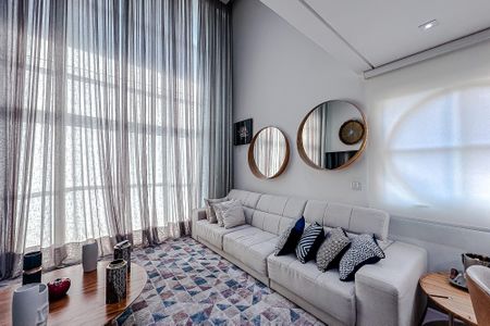 Sala de apartamento à venda com 1 quarto, 75m² em Jardim Analia Franco, São Paulo