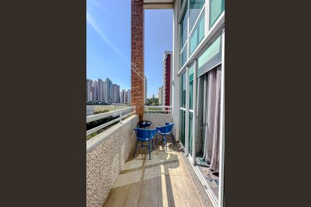 Varanda da Sala de apartamento à venda com 1 quarto, 75m² em Jardim Analia Franco, São Paulo