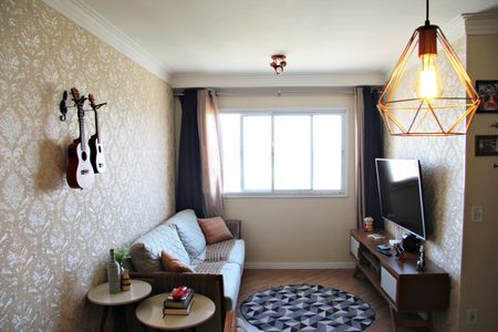 Sala de apartamento à venda com 2 quartos, 56m² em Jardim Nova Taboao, Guarulhos