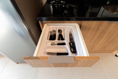 Studio para alugar com 21m², 1 quarto e sem vaga Studio para alugar com 21m², 1 quarto e sem vagaCozinha