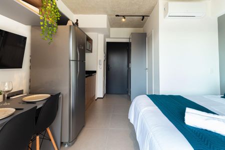 Studio para alugar com 21m², 1 quarto e sem vaga Studio para alugar com 21m², 1 quarto e sem vagaQuarto