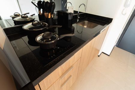 Studio para alugar com 21m², 1 quarto e sem vaga Studio para alugar com 21m², 1 quarto e sem vagaCozinha