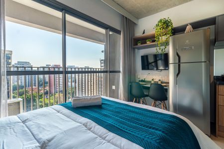 Studio para alugar com 21m², 1 quarto e sem vaga Studio para alugar com 21m², 1 quarto e sem vagaQuarto