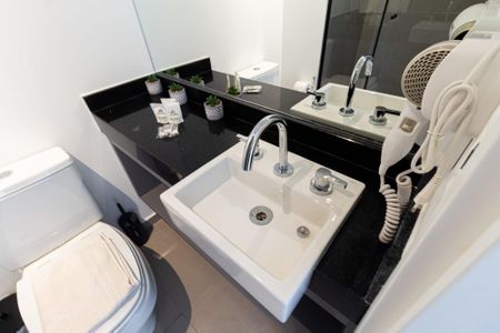 Studio para alugar com 21m², 1 quarto e sem vaga Studio para alugar com 21m², 1 quarto e sem vagaBanheiro