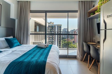 Studio para alugar com 21m², 1 quarto e sem vaga Studio para alugar com 21m², 1 quarto e sem vagaQuarto