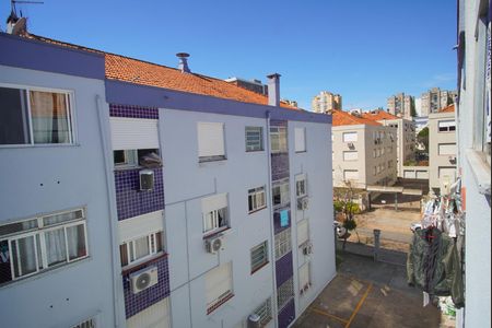 Sala - Vsta de apartamento para alugar com 1 quarto, 46m² em Vila Ipiranga, Porto Alegre
