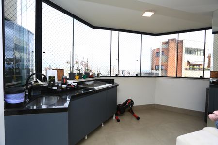 Varanda da Sala de apartamento à venda com 2 quartos, 89m² em Vila Andrade, São Paulo