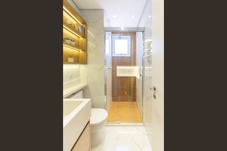 Apartamento à venda com 89m², 3 quartos e 2 vagasBanheiro da Suíte 1