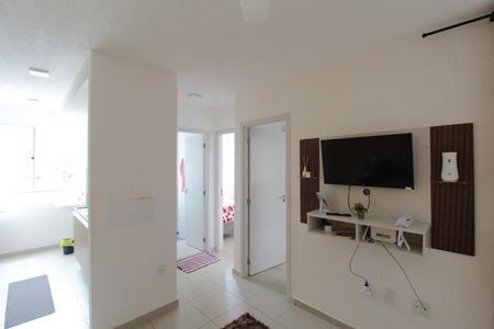 Sala de apartamento para alugar com 2 quartos, 45m² em Centro, Ribeirão das Neves