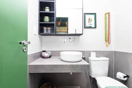 Banheiro de kitnet/studio à venda com 1 quarto, 24m² em Consolação, São Paulo